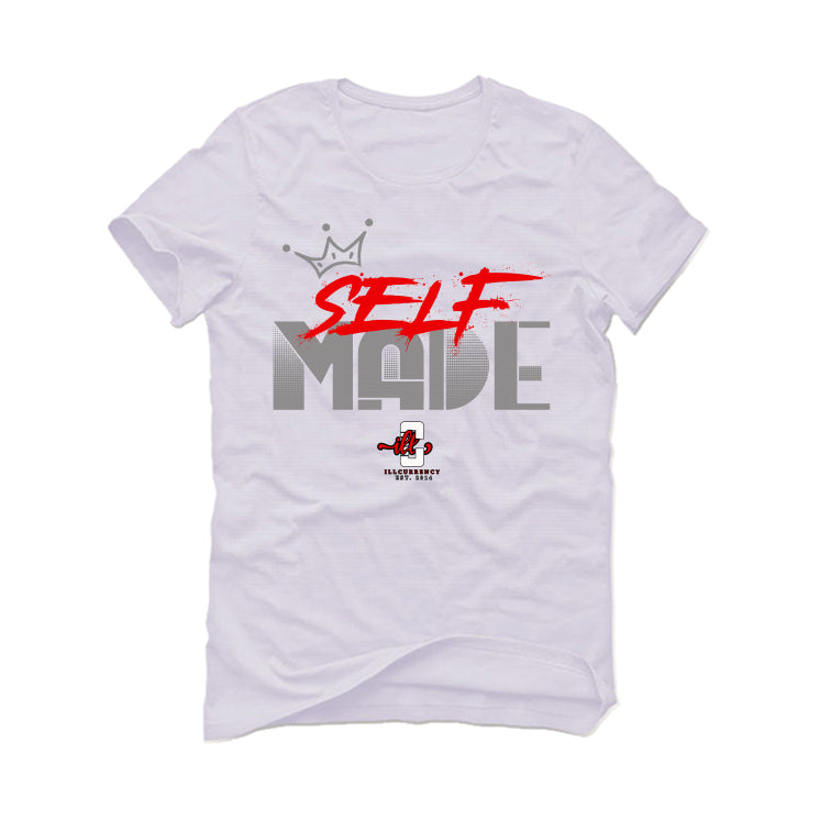 Air Jordan 13 “Wolf Grey” White T-Shirt (Self Made)
