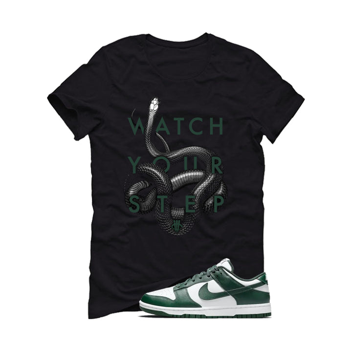 Nike Dunk Low Michigan State Black T-Shirt (Watch Your Step)