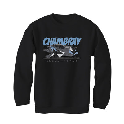 Air Jordan 7 “Chambray” | illcurrency Black T-Shirt (Chambray)