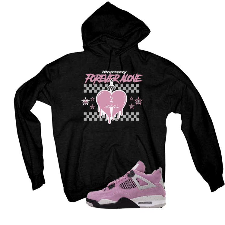 Air Jordan 4 WMNS Orchid Black T-Shirt (Forever Alone)| illcurrency