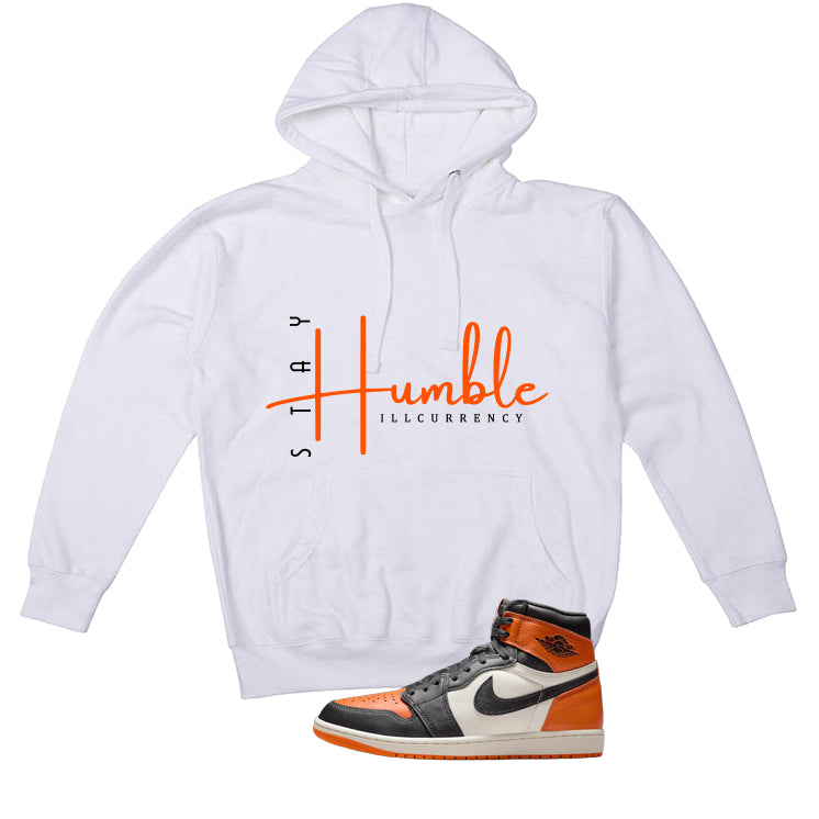 Air Jordan 1 High OG Shattered Backboard White T-Shirt (Stay Humble)| illcurrency