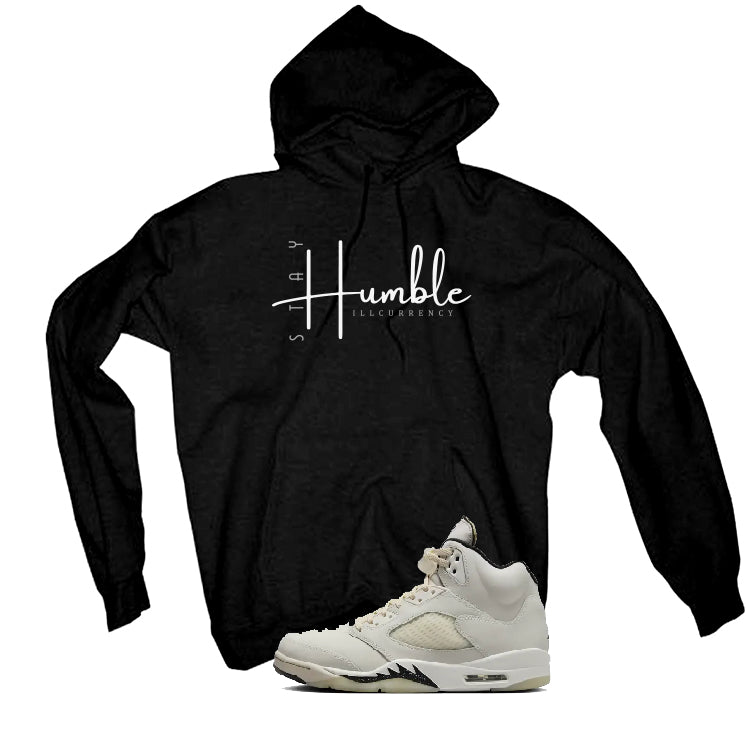 Air Jordan 5 SE “Sail” | illcurrency Black T-Shirt (Stay Humble)