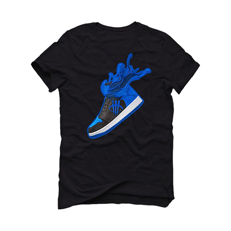 Air Jordan 1 Royal Reimagined Black T-Shirt (SPLASH)