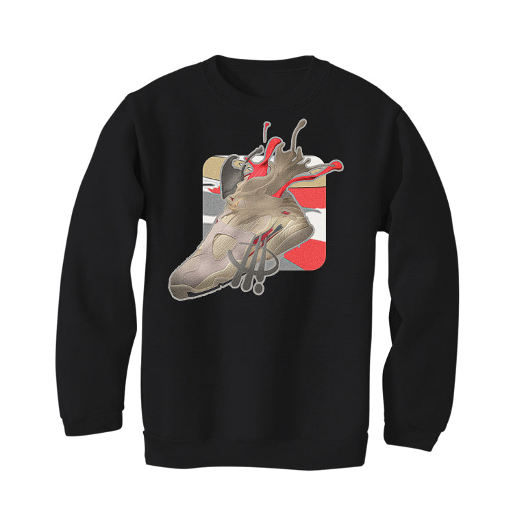 SoleFly x Air Jordan 8 Mi Casa Es Su Casa | illcurrency Black T-Shirt (SPLASH)