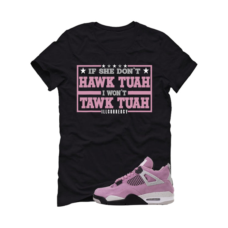 Air Jordan 4 WMNS Orchid Black T-Shirt (Hawk Tuah)| illcurrency