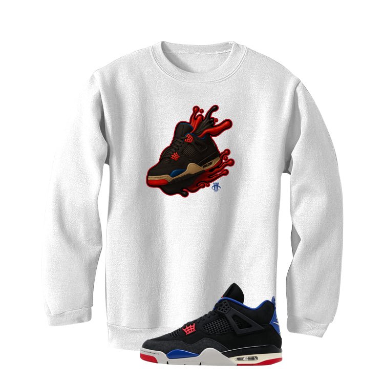 Air Jordan 4 Rare Air White T-Shirt (Splash Shoe)| illcurrency