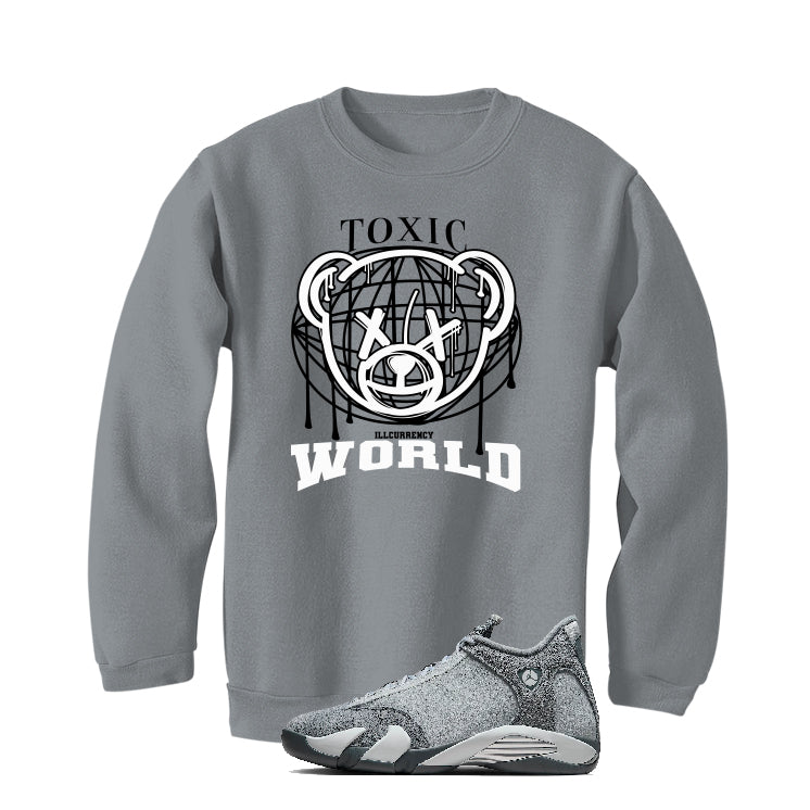 Air Jordan 14 “Flint Grey” | illcurrency Grey T-Shirt (Toxic World)