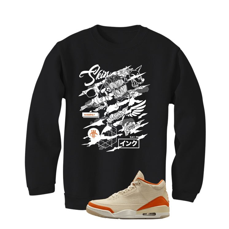 Air Jordan 3 WMNS Starfish Black T-Shirt (Skin And Ink)| illcurrency