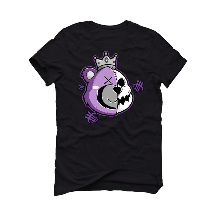 Reebok Question Mid “Grape Toe”| ILLCURRENCY Black T-Shirt (HALF KING BEAR)