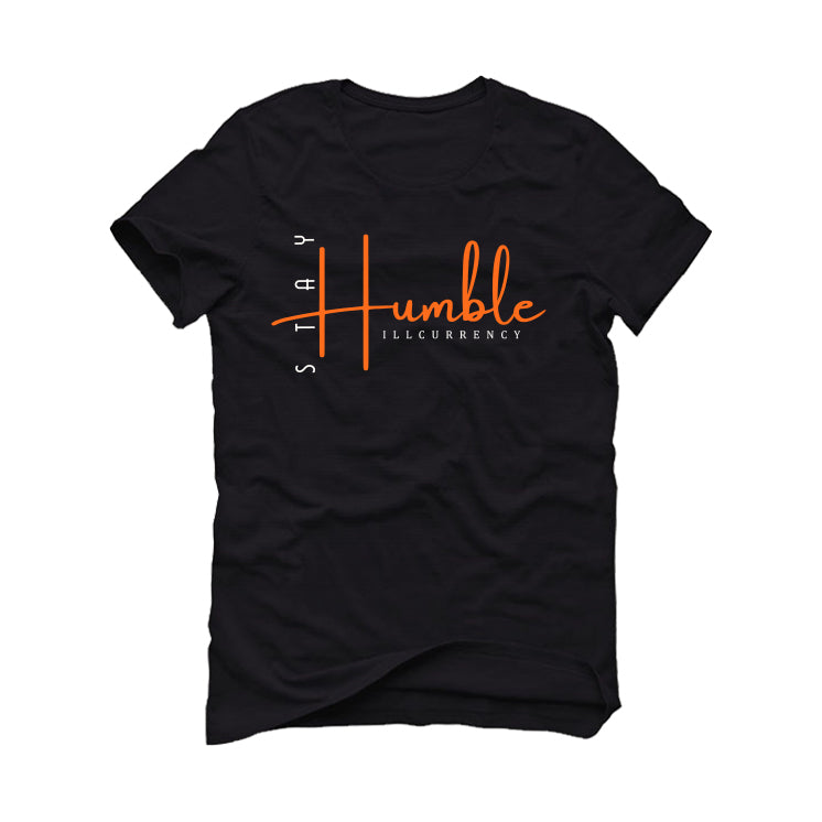 Air Jordan 12 “Brilliant Orange” | illcurrency Black T-Shirt (Stay Humble)