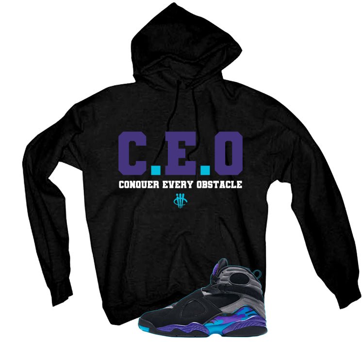 Air Jordan 8 OG Aqua Black T-Shirt (CEO)| illcurrency