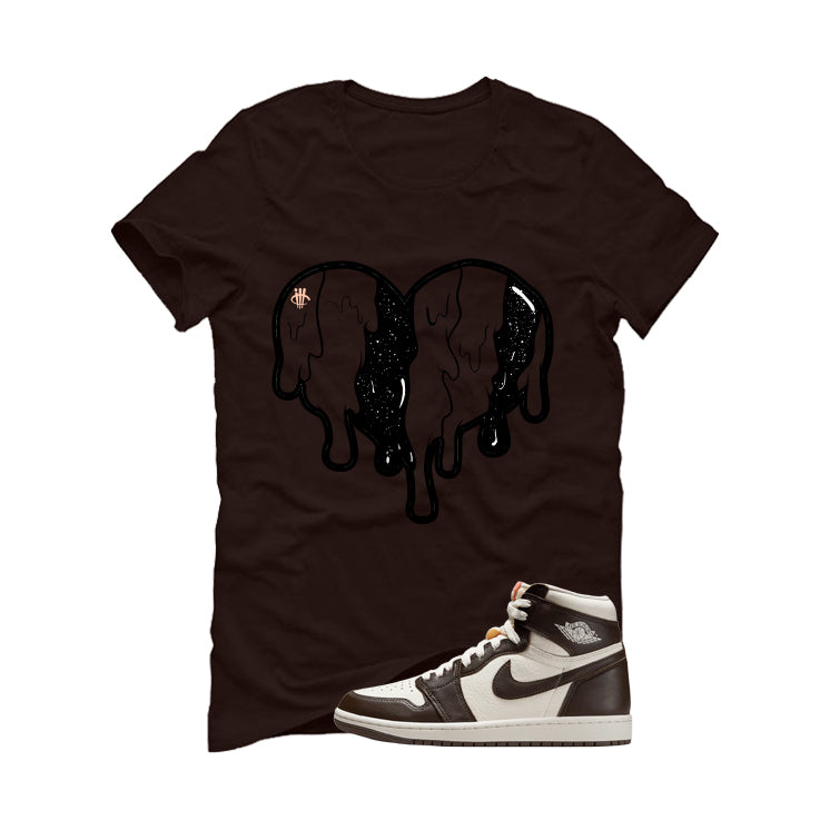 Air Jordan 1 High OG Baroque Brown Brown T-Shirt (Heart)| illcurrency
