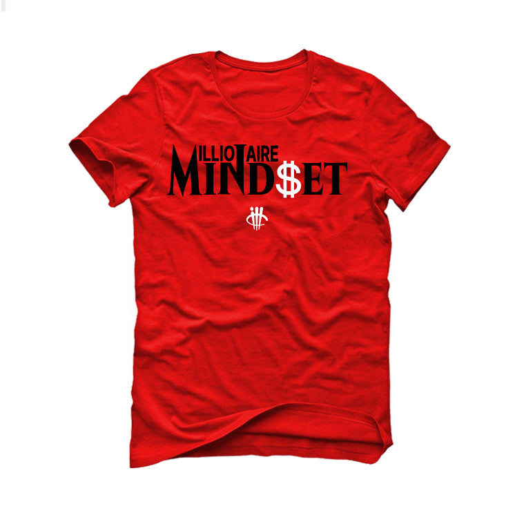 AIR JORDAN 4 “BRED REIMAGINED” 2024 | ILLCURRENCY Red T-Shirt (Millionaire Mindset)