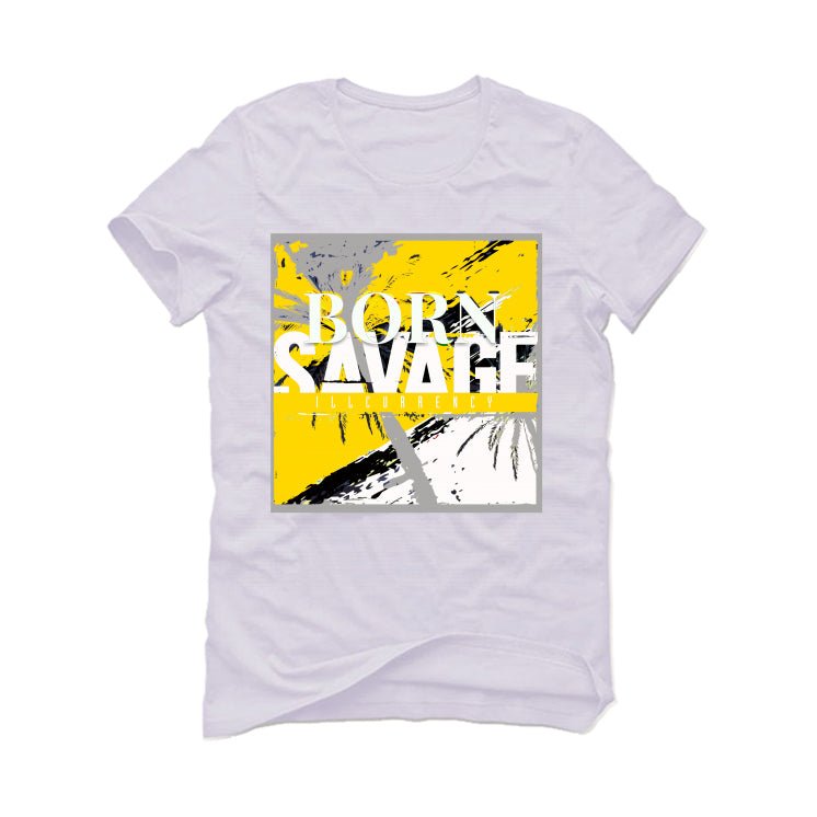 Air Jordan 11 Low WMNS “Yellow Snakeskin” White T-Shirt (SAVAGE)