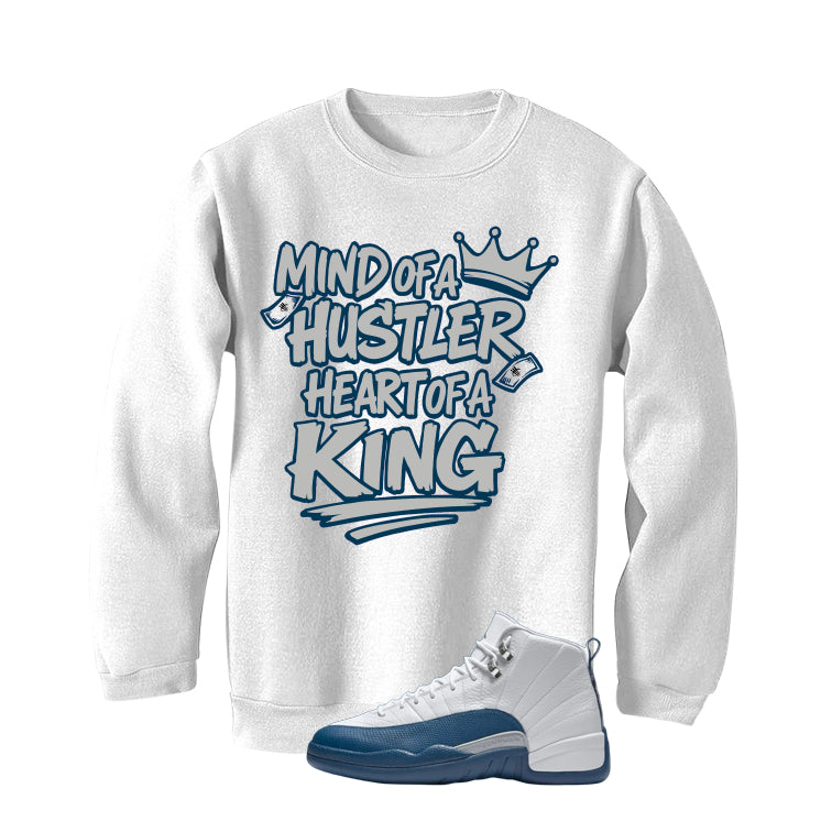 Air Jordan 12 French Blue White T-Shirt (Mind Of A Hustler)| illcurrency