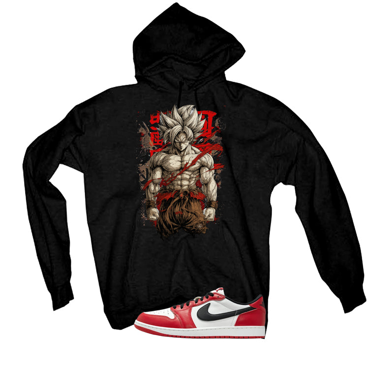 Air Jordan 1 Low OG Chicago Matching T-Shirt, Sweatshirts & Hoodies Black T-Shirt (Goku)| illcurrency