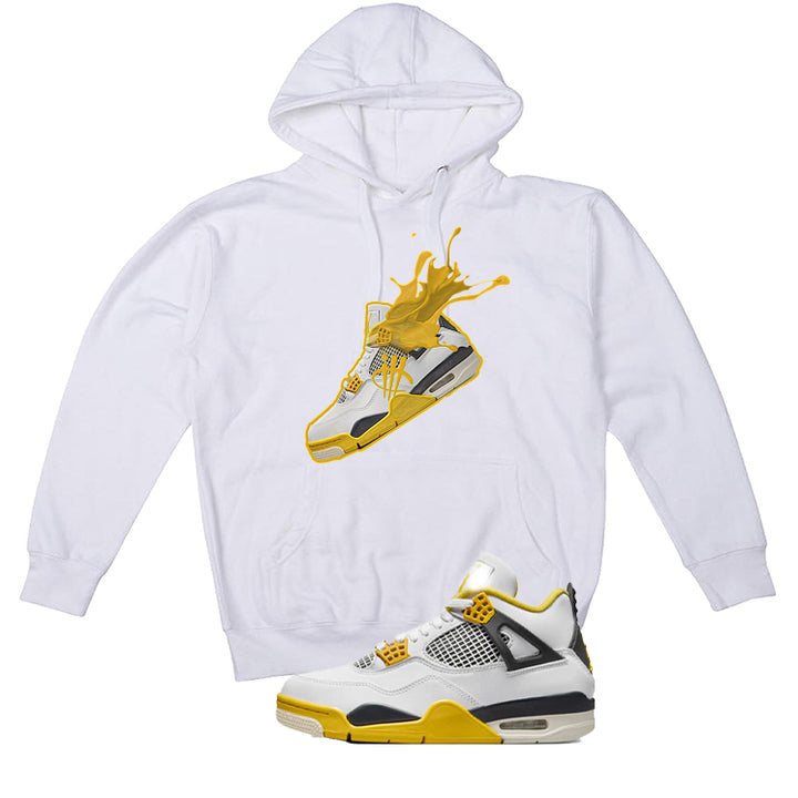 Air Jordan 4 WNNS “Vivid Sulfur” | illcurrency White T-Shirt (SPLASH 4)