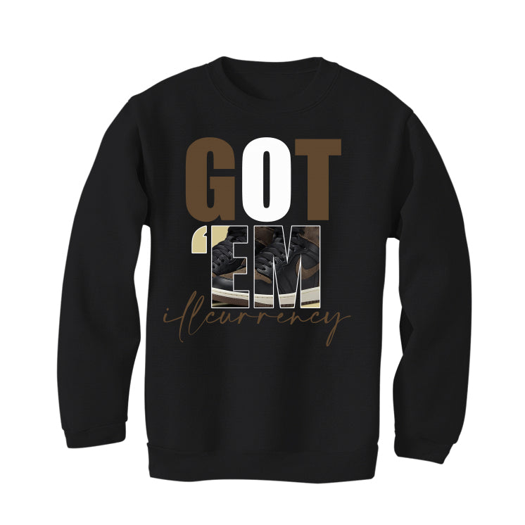 Jordan 1 Retro High OG Palomino Black T-Shirt (Got Em)