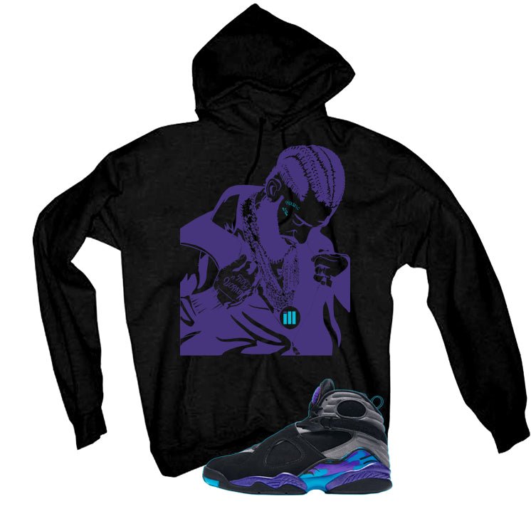 Air Jordan 8 OG Aqua Black T-Shirt (Nipsey)| illcurrency