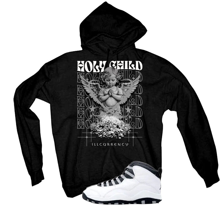 Air Jordan 10 OG Steel Black T-Shirt (Holy Child)| illcurrency