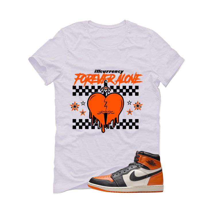 Air Jordan 1 High OG Shattered Backboard White T-Shirt (Forever Alone)| illcurrency