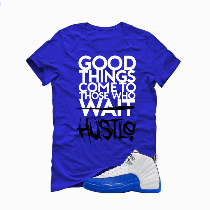 Air Jordan 12 Blueberry Royal Blue T-Shirt (Good Things)| illcurrency