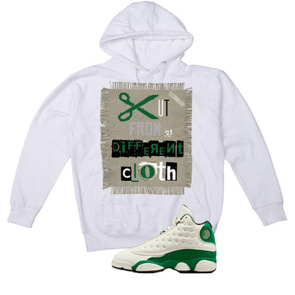 Air Jordan 13 GS Pine Green White T-Shirt (Cut from a different cloth)| illcurrency