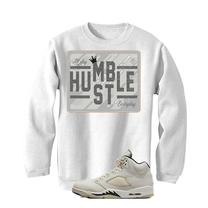 Air Jordan 5 SE “Sail” | illcurrency White T-Shirt (HUSLE EVERYDAY)