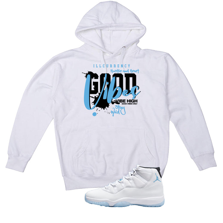 Air Jordan 11 Legend Blue White T-Shirt (Vibes)| illcurrency