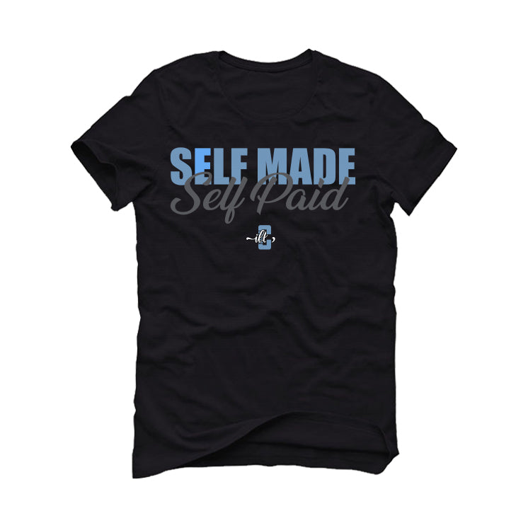 Air Jordan 7 “Chambray” | illcurrency Black T-Shirt (Self Made Self Paid)