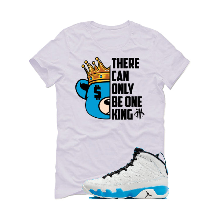 Air Jordan 9 “Powder Blue” | illcurrency White T-Shirt (Can Only Be One King)