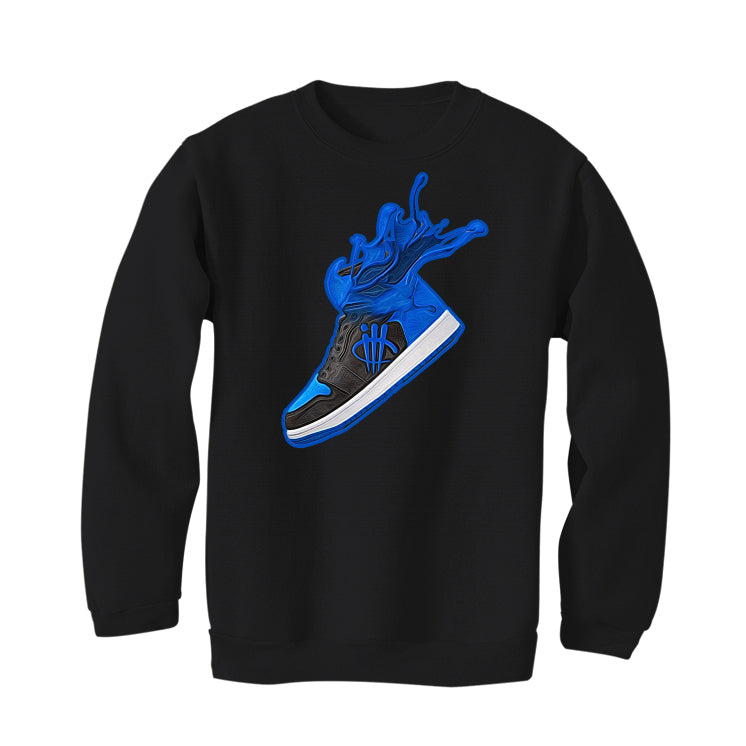 Air Jordan 1 Royal Reimagined Black T-Shirt (SPLASH)