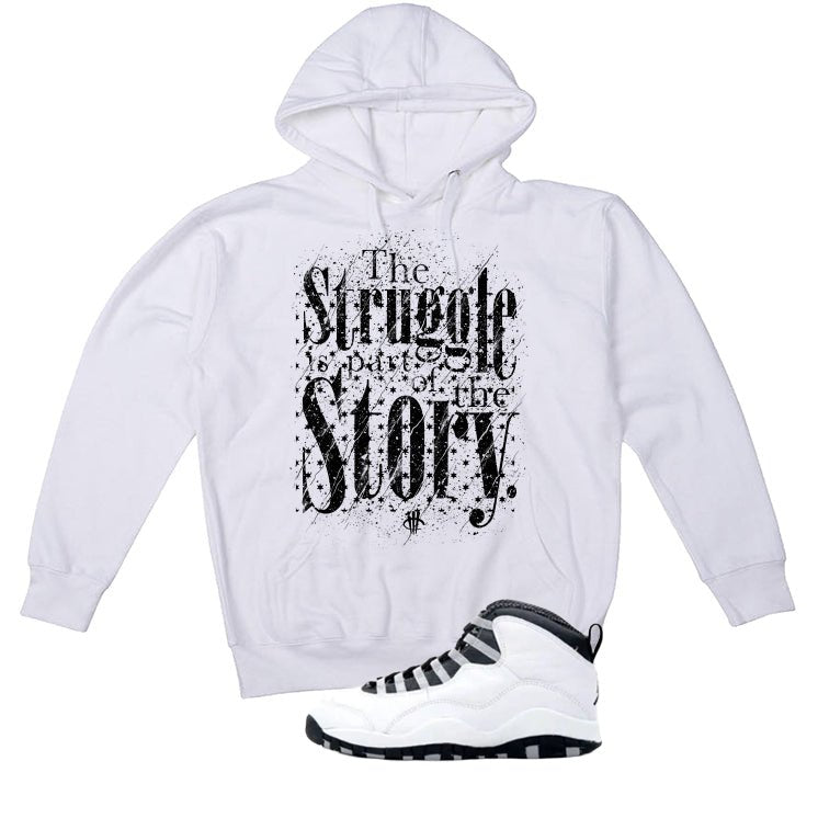 Air Jordan 10 OG Steel White T-Shirt (Struggle)| illcurrency