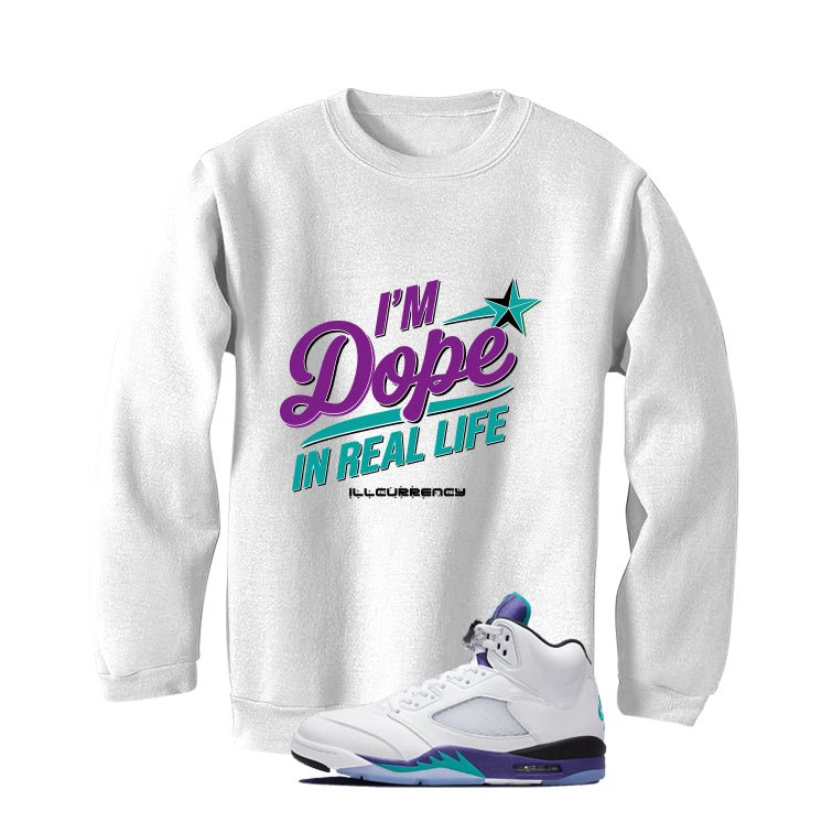 Air Jordan 5 OG Grape White T-Shirt (DOPE)| illcurrency