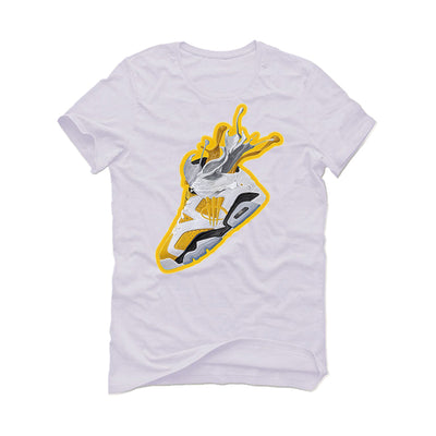 Air Jordan 6 Yellow Ochre | illcurrency White T-Shirt (SPLASH 6)