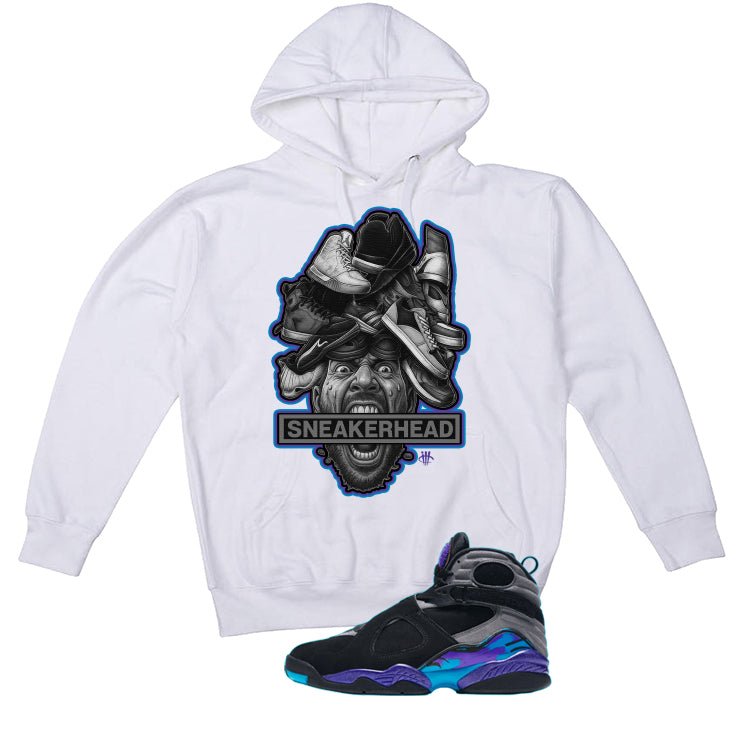 Air Jordan 8 OG Aqua White T-Shirt (SneakerHead)| illcurrency