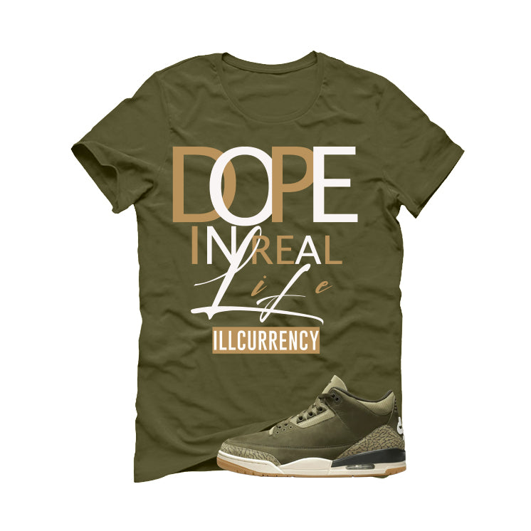 Air Jordan 3 Family Affair Matching T-Shirt, Sweatshirts & Hoodies Military Green T-Shirt (DOPE)| illcurrency