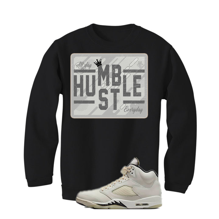 Air Jordan 5 SE “Sail” | illcurrency Black T-Shirt (HUSLE EVERYDAY)