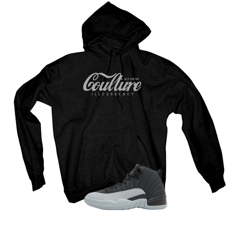 Air Jordan 12 Black/Wolf Grey Black T-Shirt (Coulture)| illcurrency