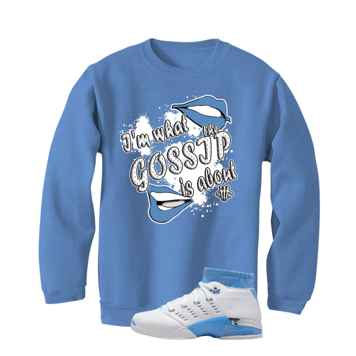 Air Jordan 17 Low University Blue Carolina Blue T-Shirt (Gossip)| illcurrency