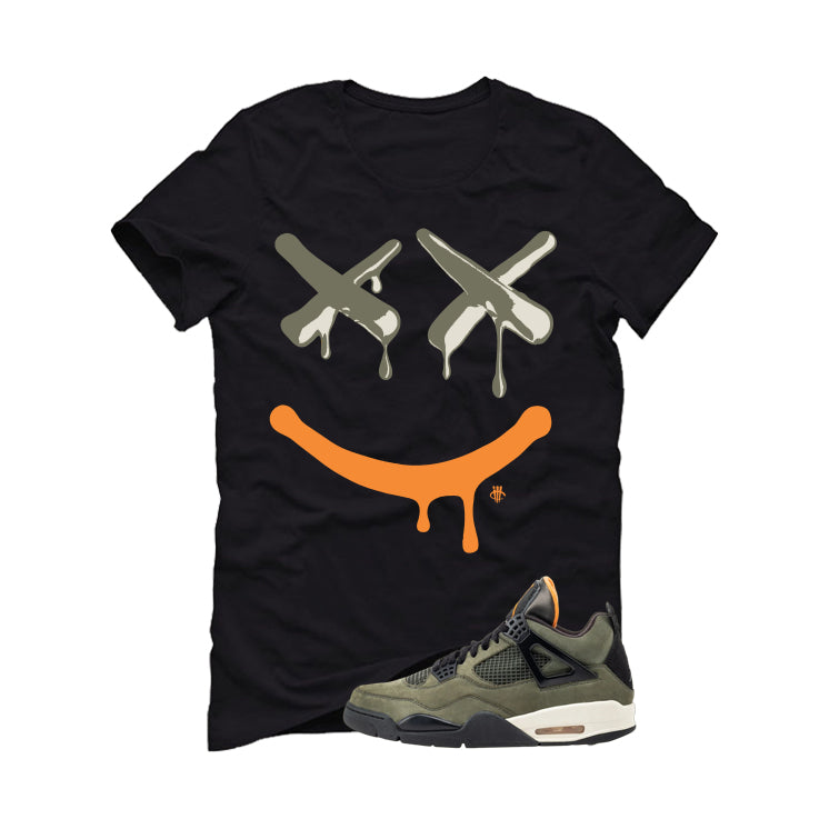 Undefeated x Air Jordan 4 Black T-Shirt (Happy Drip)| illcurrency