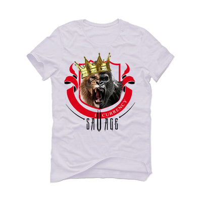Air Jordan 12 OG “Cherry” White T-Shirt (Savage King)