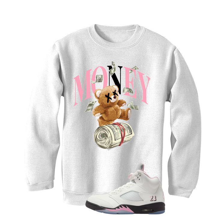 Air Jordan 5 OG 35th Anniversary Matching T-Shirt, Sweatshirts & Hoodies White T-Shirt (Money Bear)| illcurrency
