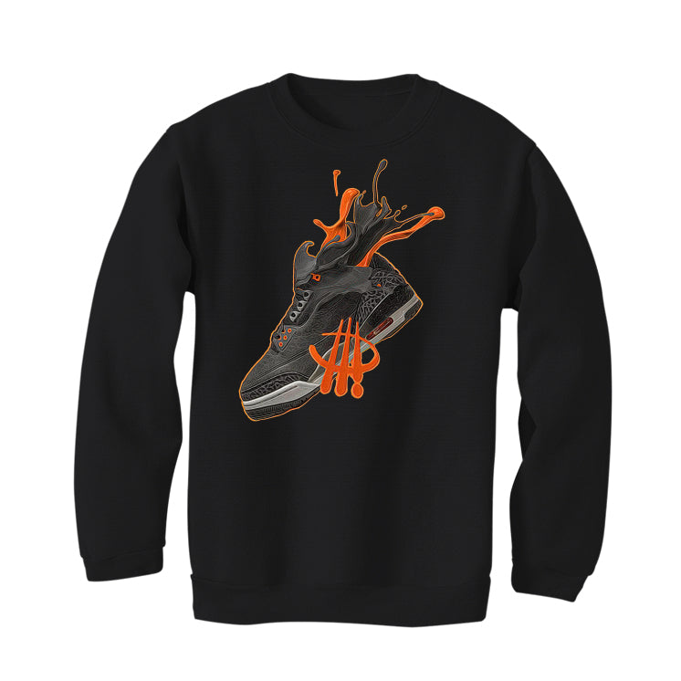 Air Jordan 3 Retro “Fear” | illcurrency Black T-Shirt (SPLASH 3)