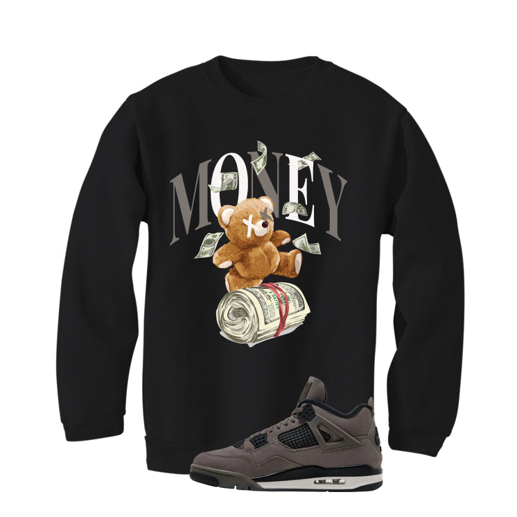 Air Jordan 4 Cave Stone Black T-Shirt (Money Bear Team)| illcurrency