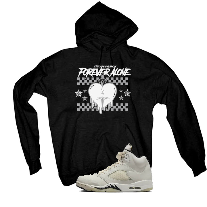 Air Jordan 5 SE “Sail” | illcurrency Black T-Shirt (Forever Alone)