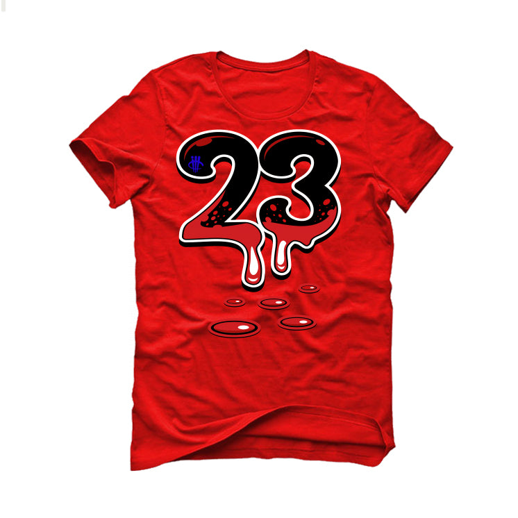 Air Jordan 8 “Playoffs” | illcurrency Red T-Shirt (DRIPPY 23)