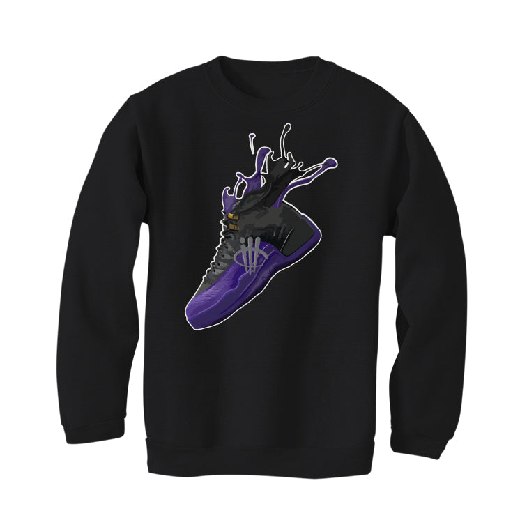 Air Jordan 12 “Field Purple” Black T-Shirt (SPLASH 12)