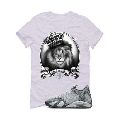 Air Jordan 14 “Flint Grey” | illcurrency White T-Shirt (A Kings Life)