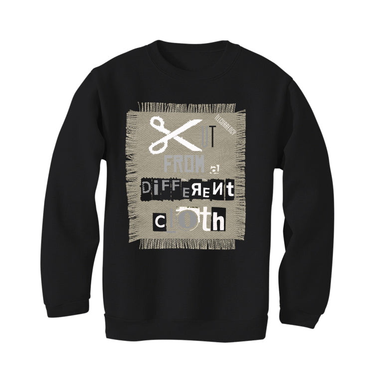 Air Jordan 4 Black Cat Matching T-Shirt, Sweatshirts & Hoodies Black T-Shirt (Cut from a different cloth)| illcurrency